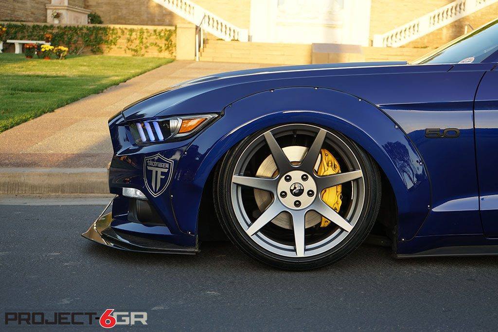 Project 6GR Wheels 7 Spoke Satin Graphite 20 x 10 Front & 20 x 11 Rear