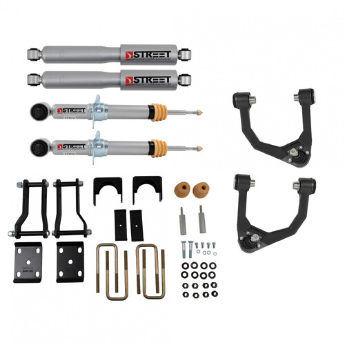 Belltech Ford Ranger 2019-2023 Front And Rear Complete Lowering Kit W/ Street Performance Shocks Part# 1043SP