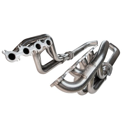 Kooks S550 2015-2023 RHD Long Tube Header SS 1 3/4" x 3" with Hi-Flow Cats OEM Connection Part# 1155H220