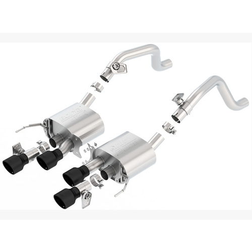 BORLA® C7 Corvette Stingray 2014-2019 Axle-Back w/NPP Dual Mode Exhaust ATAK part # 11856CB