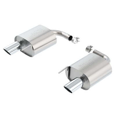 BORLA® Mustang S550 EcoBoost 2015-2018 Axle-Back Exhaust S-Type - 2.25" Polished Tip part # 11889