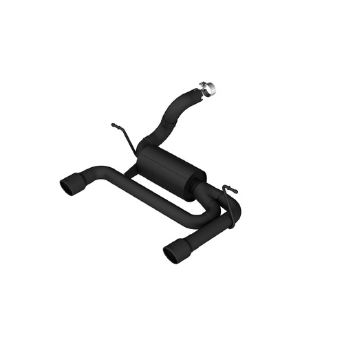 BORLA® Jeep Wrangler Axle-Back Exhaust System ATAK - Black Tip part # 11957CB