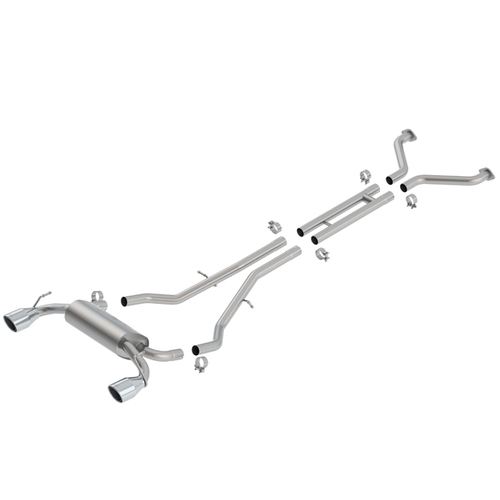 BORLA® Cat-Back™ Exhaust 'S' Type Nissan 370Z  2009-2020 S-Type Polished Tip part # 140313
