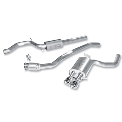 BORLA® AUDI A4 B8 Cat-Back™ Exhaust S-Type - 2.5" Polished Tip part  # 140315