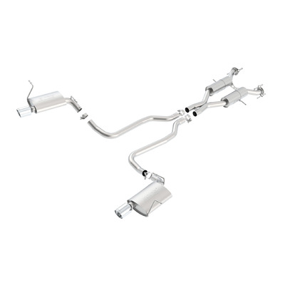 BORLA® Jeep Grand Cherokee 2011-2019 Cat-Back™ Exhaust Touring - 2.50" Polished Tip part # 140406