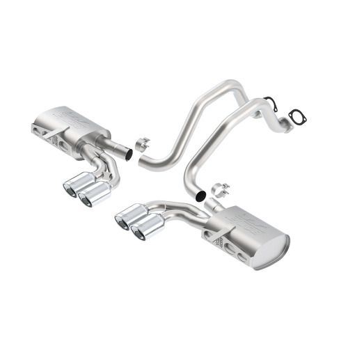 BORLA® C5 Corvette incl Z06 1997-2004 Cat-Back Exhaust ATAK part # 140428