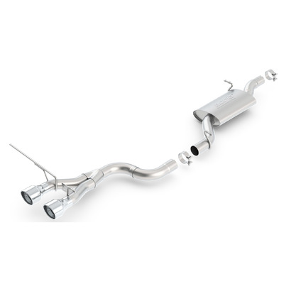 BORLA® Volkswagen MK6 GOLF R '12-'13 2.0L Turbo AWD Cat-Back™ Exhaust Polished Tip part # 140498