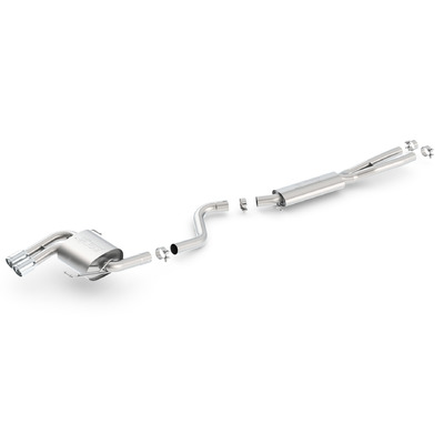 BORLA® E90/E91 325i/325xi, 328i/328xi 2006-2011 Cat-Back™ Exhaust - Touring - Polished Tip part # 140505