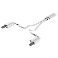 BORLA® Mustang S550 GT 2015-2017 Cat-Back™ Exhaust TOURING - 2.5" - Black Tip part # 140589BC