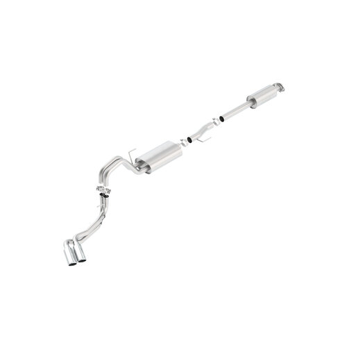 BORLA® Ford F-150 2015-2020 5.0 V8 & V6 Cat-Back 'S-Type' Exhaust' Polished Tip # 140618