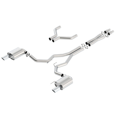 BORLA® Ford Mustang S550 GT 2015-2017 Cat-Back™ Exhaust ATAK® - 3.0" - Polished Tip part # 140630