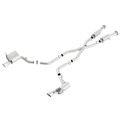 BORLA® Jeep Grand Cherokee SRT 2015-2021 Cat-Back™ Exhaust S-Type - 2.75"-  Polished Tip part # 140632