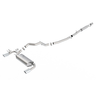 BORLA® Cat-Back™ Exhaust S-Type Polished Tip part # 140702