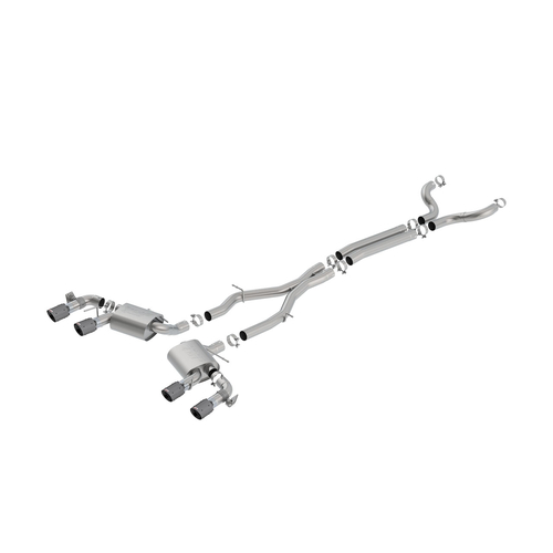 BORLA® Chevrolet Camaro ZL1 Cat-Back Exhaust S-Type Carbon Fibre Tips part # 140726CFBA