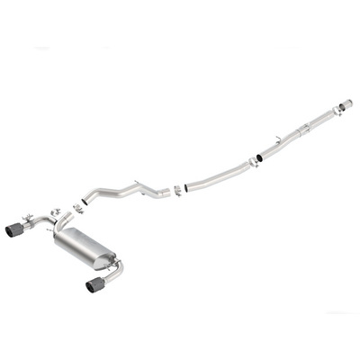 BORLA® Ford Focus RS 2016-2018 Cat-Back™ Exhaust ATAK® Carbon Fibre Tips part # 140730CFBA