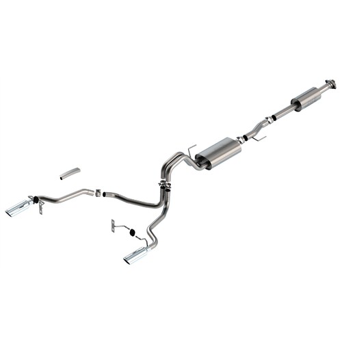 BORLA® Ford F-150 5.0L V8 2021-2025Cat-Back™ Exhaust 'Touring' - Polished Tip part # 140865