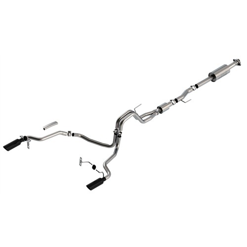 BORLA® Ford F-150 5.0L V8 2021-2025 Cat-Back™ Exhaust 'S-Type' - Black Tip part # 140866BC