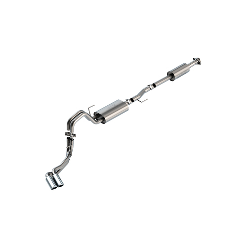 BORLA® Ford F-150 3.5L V6 2021-2025 Cat-Back 'Touring' Exhaust Polished Tip # 140870