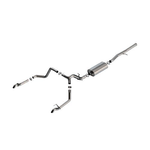 BORLA® Silverado 1500 ZR2 2022-2023 Cat-Back Exhaust System Touring Part # 140913