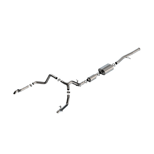 BORLA® Silverado 1500 ZR2 2022-2023 Cat-Back Exhaust System S-Type Part # 140914