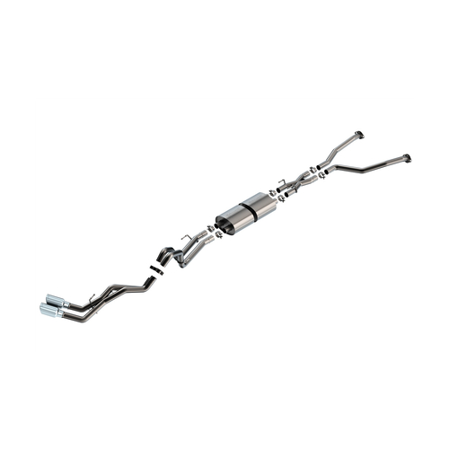 2022-2025 Toyota Tundra Cat-Back Exhaust System S-Type Polished Tips Part # 140939