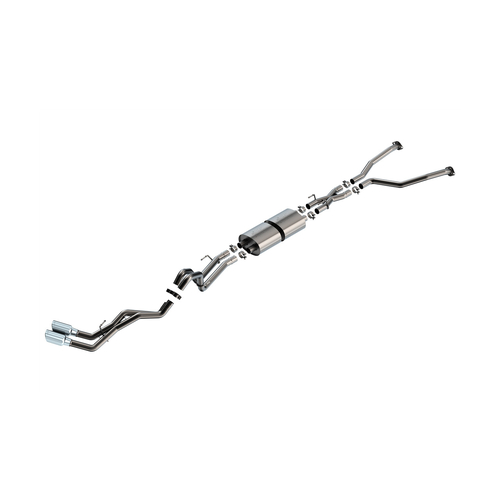 2022-2025 Toyota Tundra Cat-Back Exhaust System ATAK Polished Tips Part # 140940
