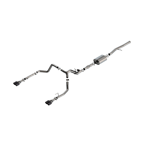 BORLA® Silverado 1500 LTZ 6.2L 2024-2026 Cat-Back Exhaust ATAK Carbon Fibre Tips part # 140997CFBA