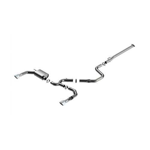 BORLA® Hyundai Elantra N 2024-2026 Cat-Back Exhaust System ATAK - Polished Tip part # 141019