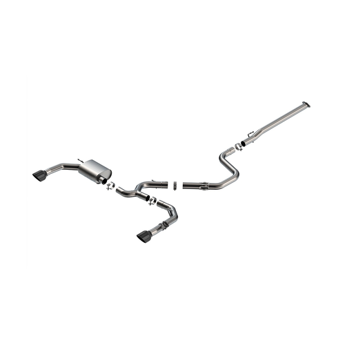 BORLA® Hyundai Elantra N 2024-2026 Cat-Back Exhaust System ATAK - Black Tip part # 141019BC