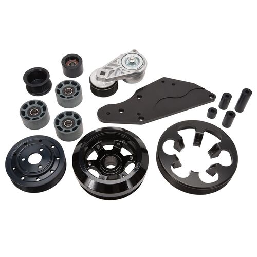 Edelbrock Belt Conversion Kit for 2015-21 Ford Mustang GT Coyote 5.0L 8-Rib # 15879