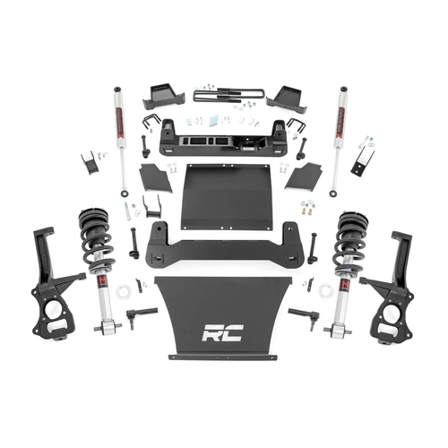 Rough Country Silverado 1500 2019-2025 ~ 6" Lift Kit M1 Struts / M1 Shocks Part # 21740