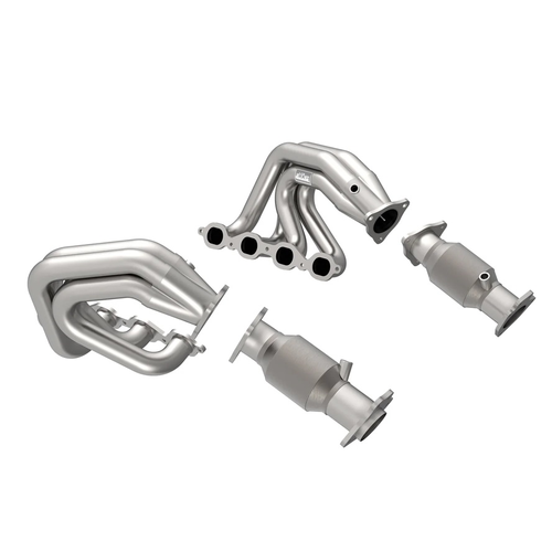 Kooks 2" Header and H.O. GREEN Connection Kit. Corvette C8 6.2L 2020-2026 Part# 2180H640