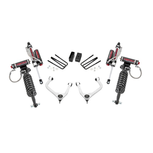 Rough Country Silverado 1500 2019-2024 3.5 Inch Lift Kit Vertex Coilovers & Shocks Part # 29550