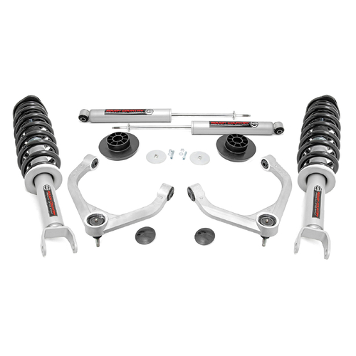 Rough Country Ram DT Laramie 1500 2019-2025 3.5" Lift Kit with N3 Struts/N3 Shocks Part # 31431