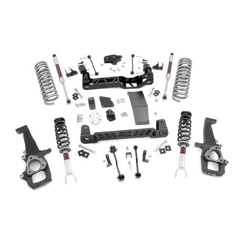 Rough Country Ram DS Laramie & DS Express 1500 2012-2024 - 6" Lift Kit M1 Struts/M1 Rear Shocks Part # 33240