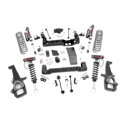 Rough Country Ram DS Laramie & DS Express 1500 2012-2024 - 6" Lift Kit Vertex Adj Coilovers/Vertex Rear Shocks Part # 33250