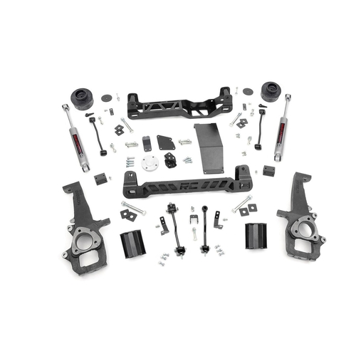 Rough Country Ram DS Laramie & DS Express 1500 2012-2024 - 4" Lift Kit  Strut Spacers/N3 Rear Shocks Part # 33331