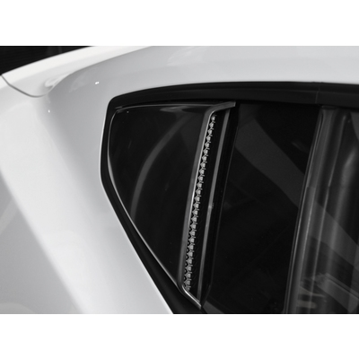 MP Concepts - Rear Quarter Window Scoops - Gloss Black. Part# 397422WSGB