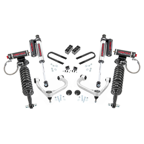Rough Country Ford F-150 2021-2025 ~  3" Lift Kit Vertex Coilovers/Vertex Shocks  Part # 41450