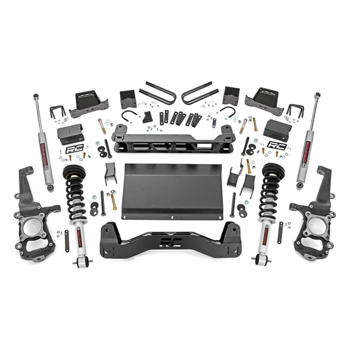 Rough Country Ford F-150 2021-2024  6" Lift Kit N3 Struts/N3 Rear Shocks  Part # 49931