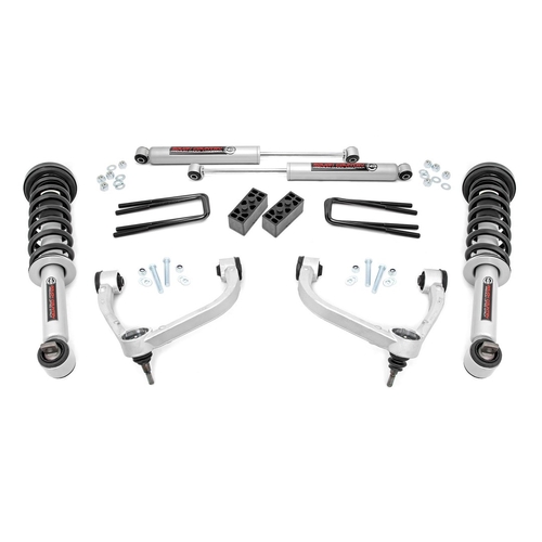 Rough Country Ford F-150 2014-2020 ~  3" Lift Kit M1 Struts/M1 Rear Shocks  Part # 54540