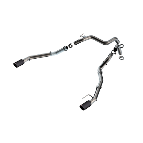 BORLA® Ford Ranger Raptor 2023-2026 Tail Pipe Kit Carbon Fibre Tips Part # 60743CFBA