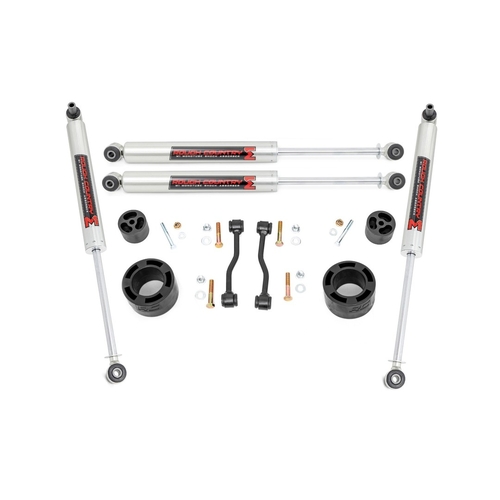 Rough Country Jeep Gladiator JT 2020-2023 2.5" Levelling Kit M1 Monotube Shocks Part # 63440