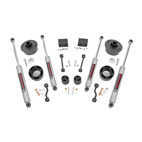 Rough Country Jeep Wrangler JL 4WD 2018-2023 2.5" Lift Kit N3 Shocks Part # 67730