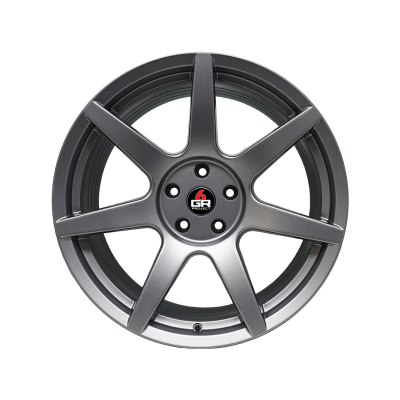 Project 6GR Wheels 7 Spoke Satin Graphite 19 x 10 Front & 19 x 11 Rear
