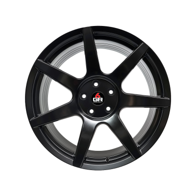 Project 6GR Wheels 7 Spoke Satin Black 19 x 10 Front & Rear