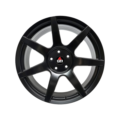 Project 6GR Wheels 7 Spoke Satin Black 20 x 10 Front & 20 x 11 Rear
