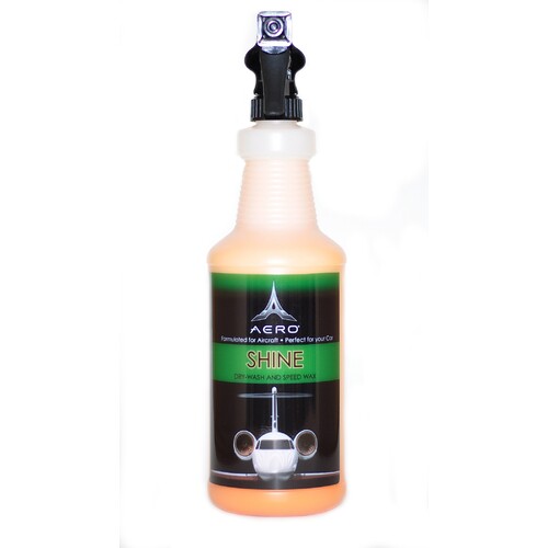 Aero SHINE Speed Wax & Dry Wash Protectant 32oz.  Part# 8158