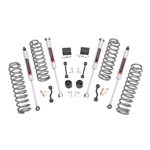 Rough Country Jeep Wrangler JL 4WD 2018-2023 2.5" Lift Kit M1 Shocks with Springs Part # 91340