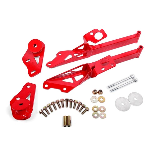 BMR Suspension 2015-2023 S550 Mustang IRS Subframe Support Brace System Part# BMR-CB762R